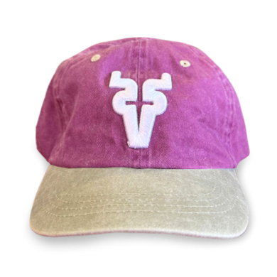 Gorra gabardina Deslavada rosa VU