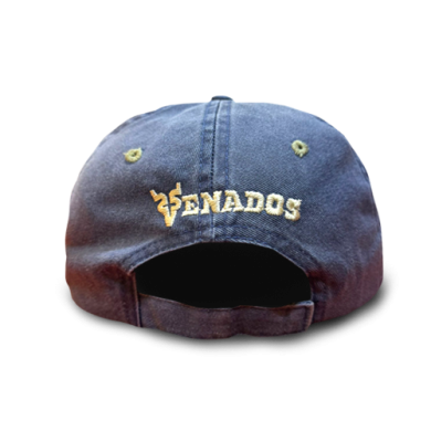 Gorra gabardina deslavada azul/verde VU