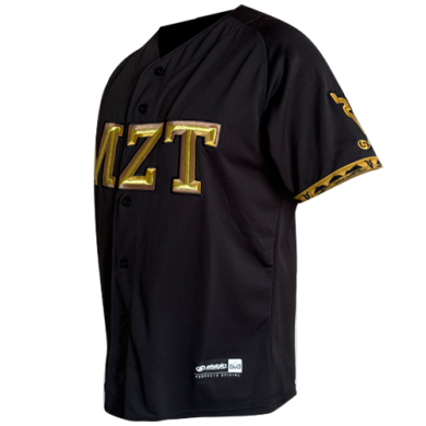 Jersey Negro MZT Dorado Caballero