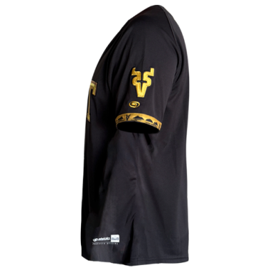 Jersey Negro MZT Dorado Caballero