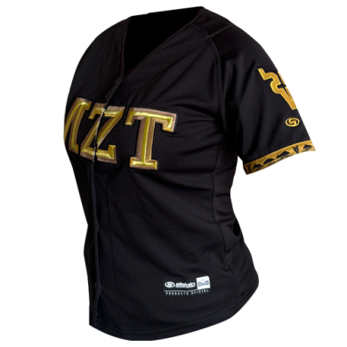 Jersey Negro MZT Dorado Dama