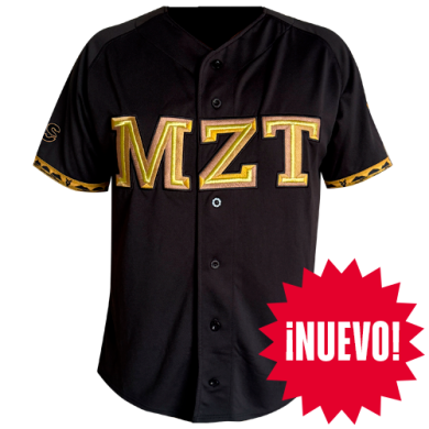 Jersey Negro MZT Dorado Caballero