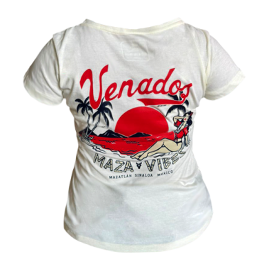 Playera Pinup Hueso Dama