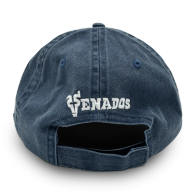 Gorra gabardina deslavada azul VU