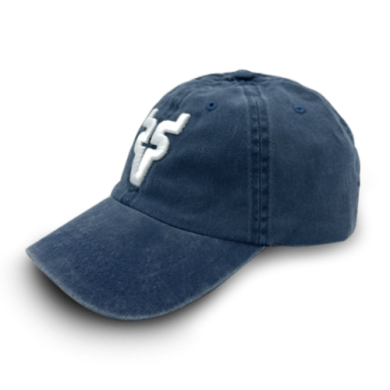 Gorra gabardina deslavada azul VU