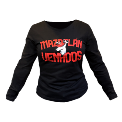 Playera Mazatlán Venados Negra Infantil