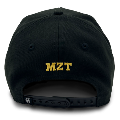 Gorra Negra Monograma Gold