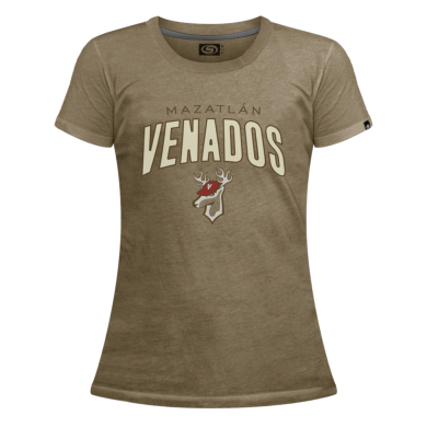 Playera Venados Retro Cafe Dama