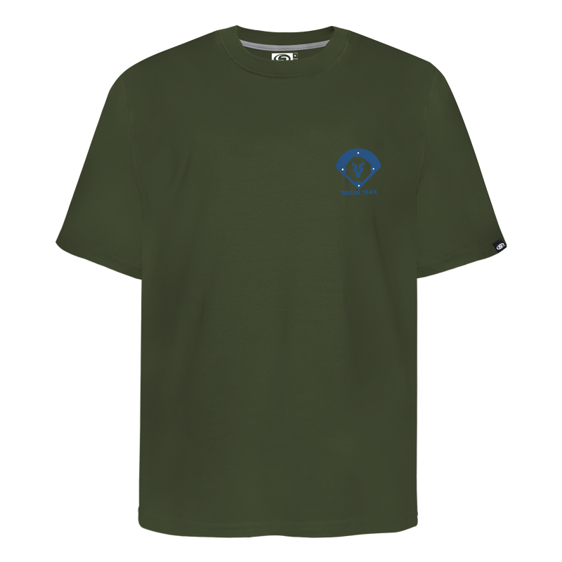 Playera VN2 De MZT Olivo Oversize