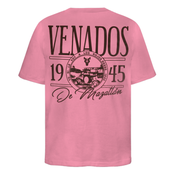 Playera VN2 Escudo 1945 Rosa Oversize