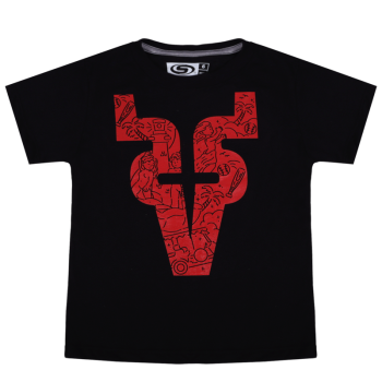 Playera Ngo/Rojo V Figuras Infantil