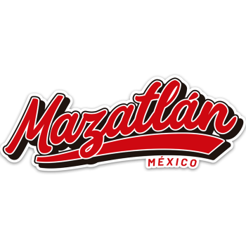 Calcomanía Letrero Mazatlán MX