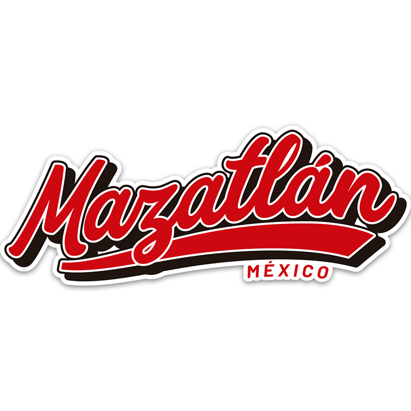 Calcomanía Letrero Mazatlán MX