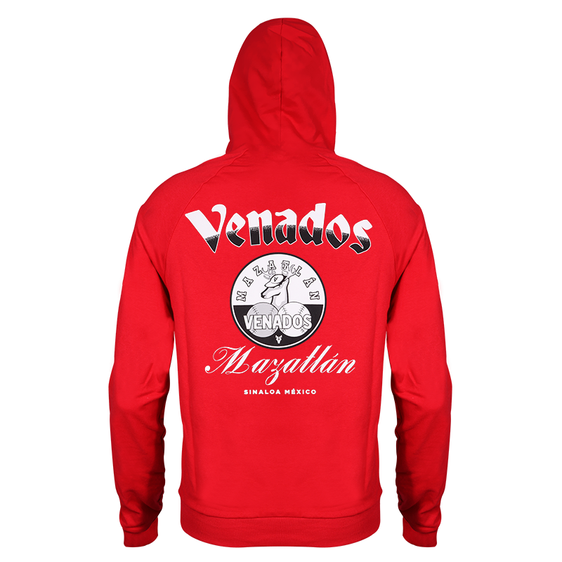 Hoodie VN2 Escudo Retro Rojo Adulto