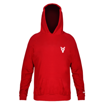 Hoodie VN2 Escudo Retro Rojo Adulto