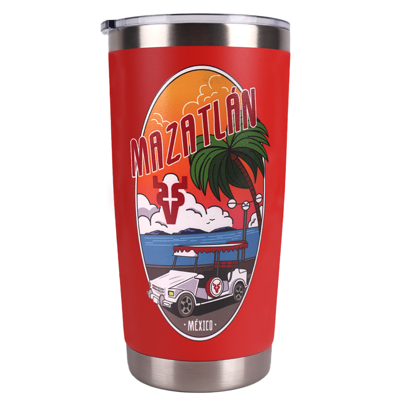 Termo Tumbler Mazatlán Rojo