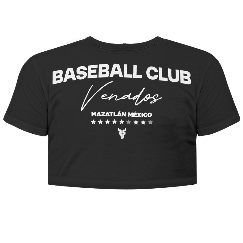 Crop Top VN2 Baseball Club Gris Dama