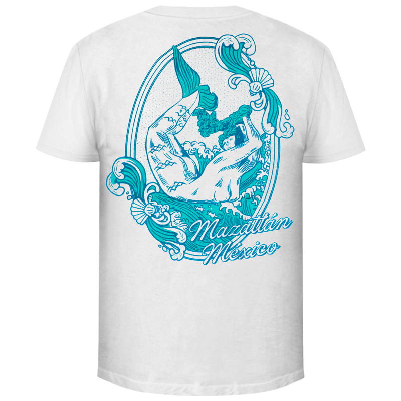 Playera Espuma de Mar Bco Caballero