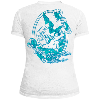 Playera Espuma de Mar Bco Dama