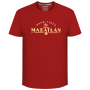 Playera Mazatlán Good Vibes Rojo Caballero