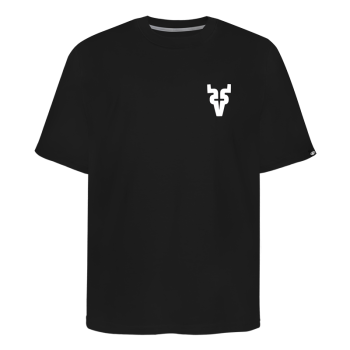Playera VN2 Emblemas Gris Oversize Adulto