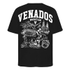 Playera VN2 Emblemas Gris Oversize Adulto