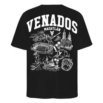 Playera VN2 Emblemas Gris Oversize Adulto