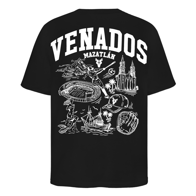 Playera VN2 Emblemas Gris Oversize Adulto