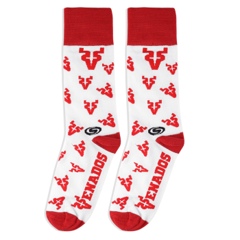 Calceta Bco/Rojo Logos
