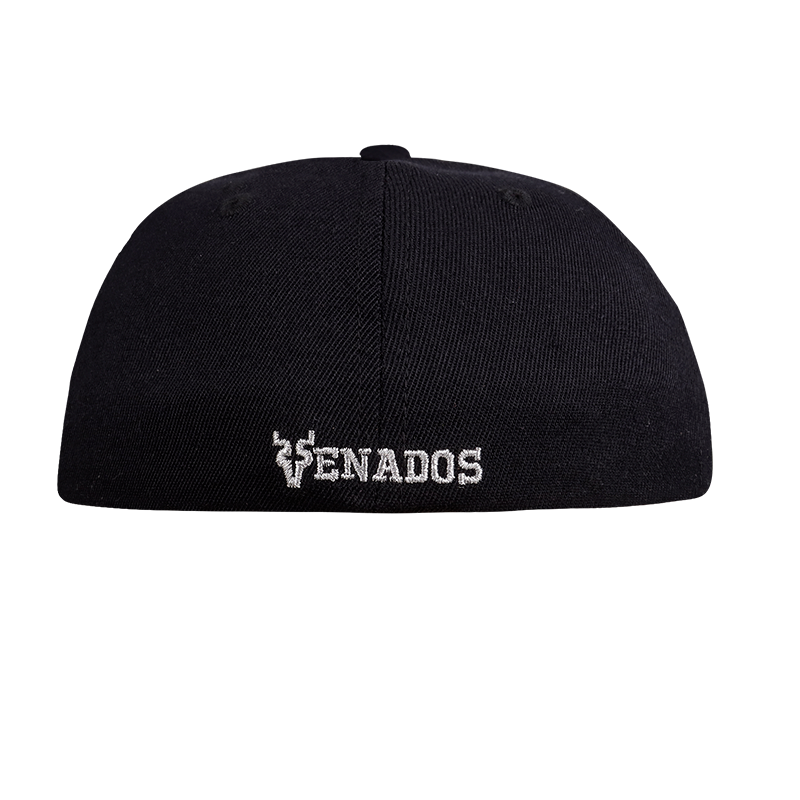 Gorra Venados Flex Premium Negra V Plata