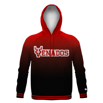 Hoodie Venados Rojo/Ngo Degradado Caballero Hoodie Venados Rojo/Ngo Degradado Caballero