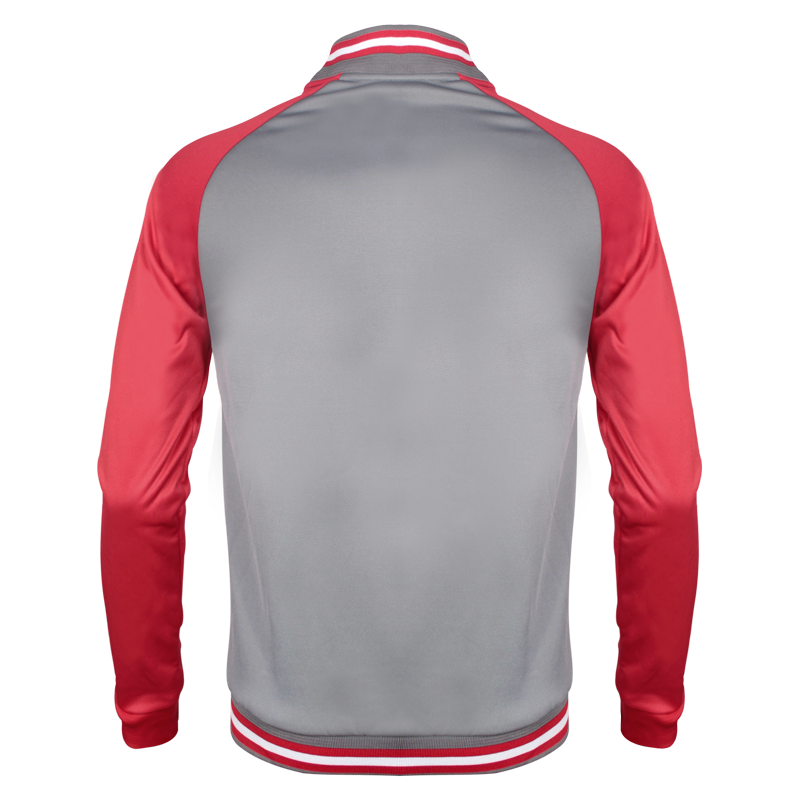 Jacket Venados Light Bomber Gris/Rojo