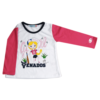 Blusa GTX Venados Blanco/Rosa Bebe