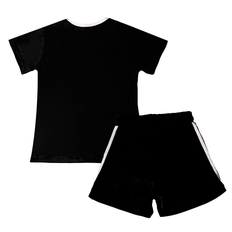 Conjunto Venados Negro/Blanco Infantil