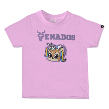 Playera Venados Cara Vennycornia Rosa Infantil