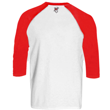 Playera Venados Ranglan Bco/Rojo 3/4 Caballero