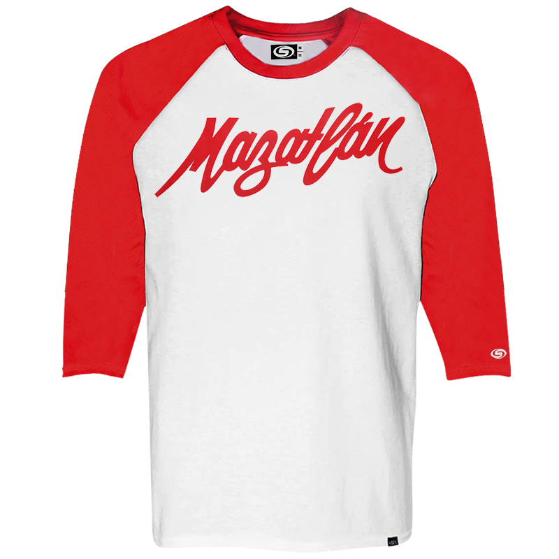 Playera Venados Ranglan Bco/Rojo 3/4 Caballero