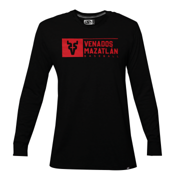 Playera Venados M/L Negro Caballero
