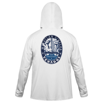 Playera Hoodie Venados Blanco Caballero