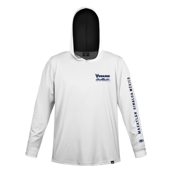 Playera Hoodie Venados Blanco Caballero
