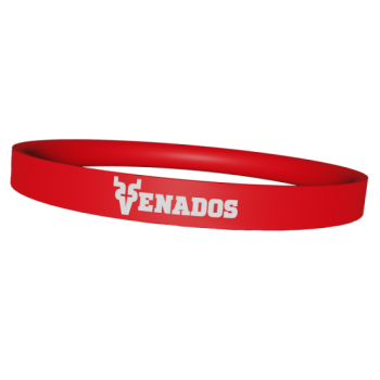 Pulsera Venados Rubber Rojo