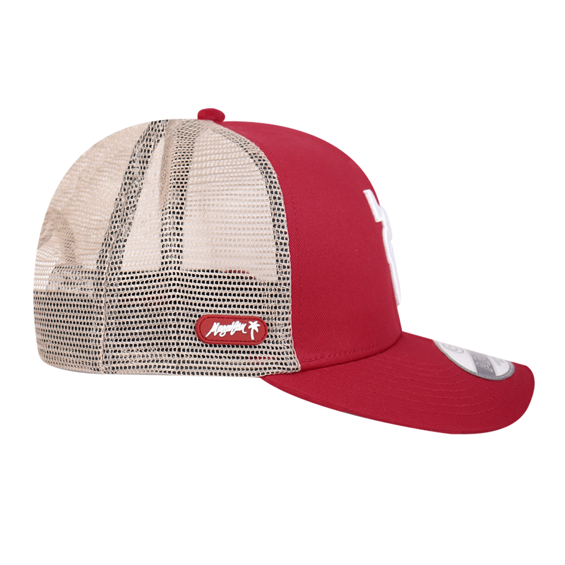 Gorra AML74 Malla Beige/Roja V