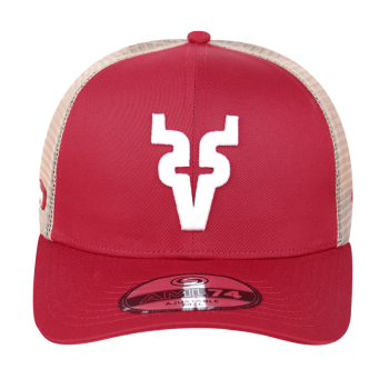 Gorra AML74 Malla Beige/Roja V