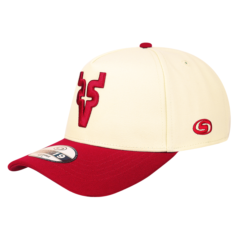 Gorra MDV19 Hueso/Rojo V