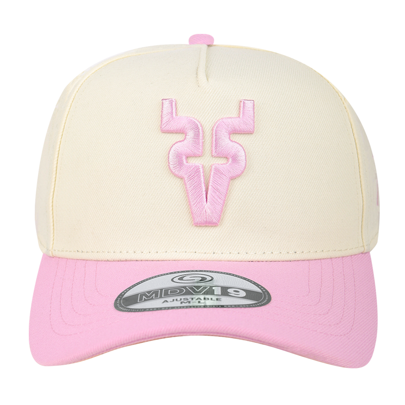 Gorra MDV19 Hueso/Rosa V